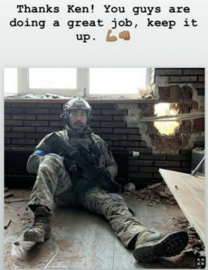 이근 이근 전 해군특수전전단 대위 /사진=우크라이나 국토방위군 국제여단 소셜미디어 갈무리